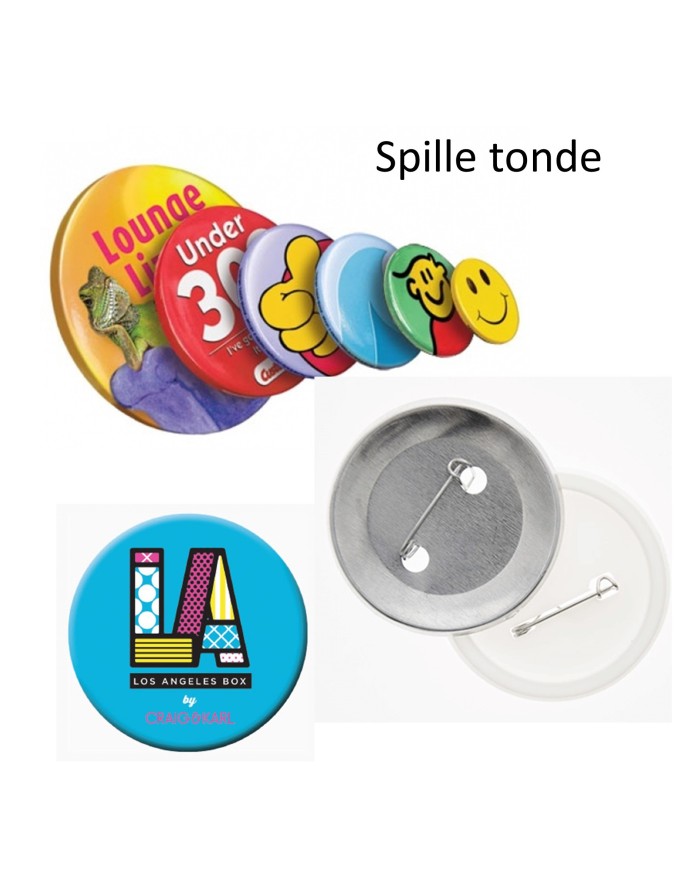 Spille in latta personalizzate – art. IN001