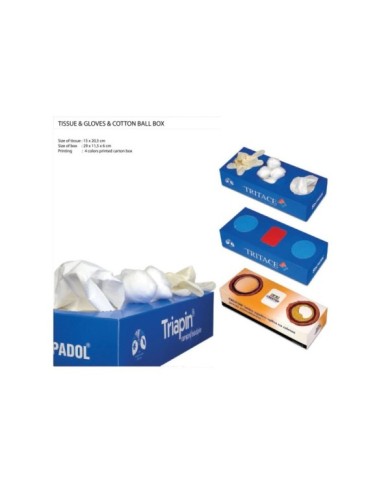 Dispenser fazzoletti, guanti e cotone – art. JF056