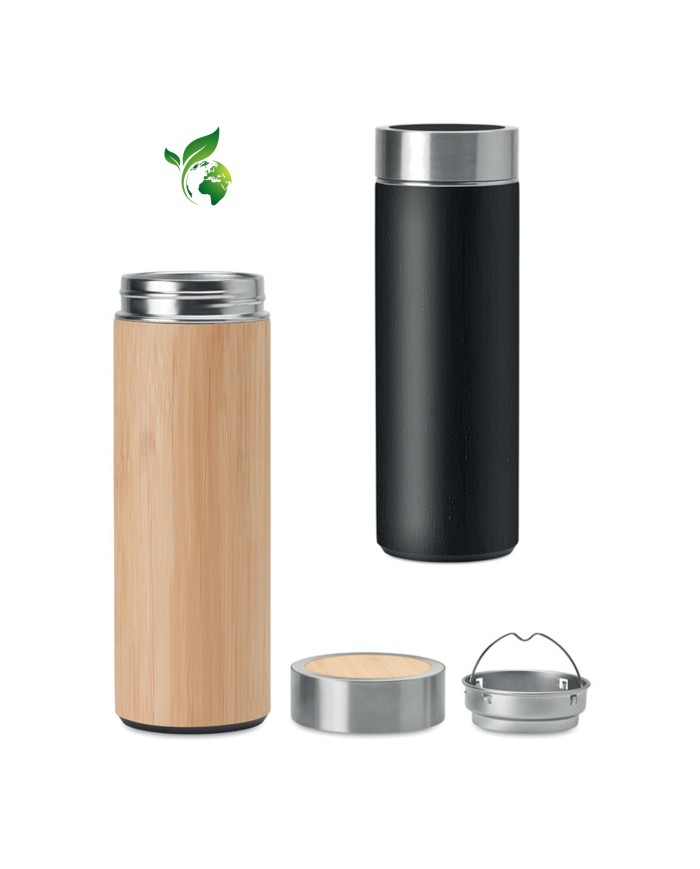 Borraccia termica in bambù - art. CE017