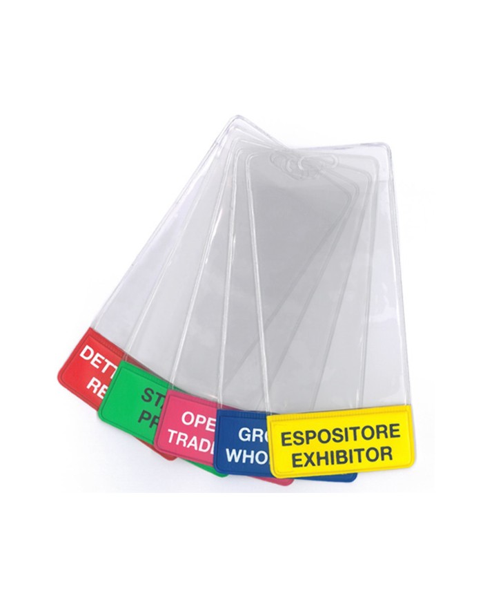 Portabadge in PVC trasparente – art. 5787-BA