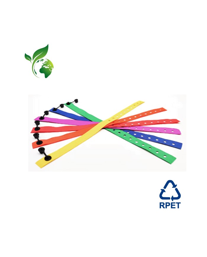 Braccialetto di identificazione in RPET – art. WB050