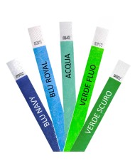 BRACCIALETTI IN TYVEK - GAMMA COLORI B