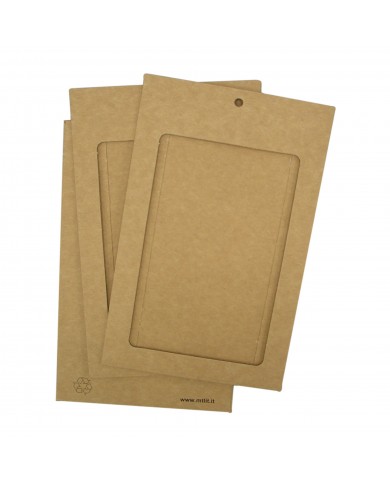 Portabadge in cartoncino riciclato ECO - art. KR1116