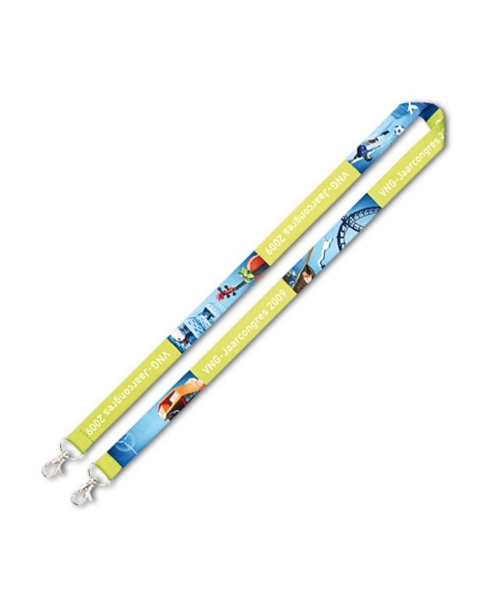 Lanyard in nastro doppio raso – art. 04201