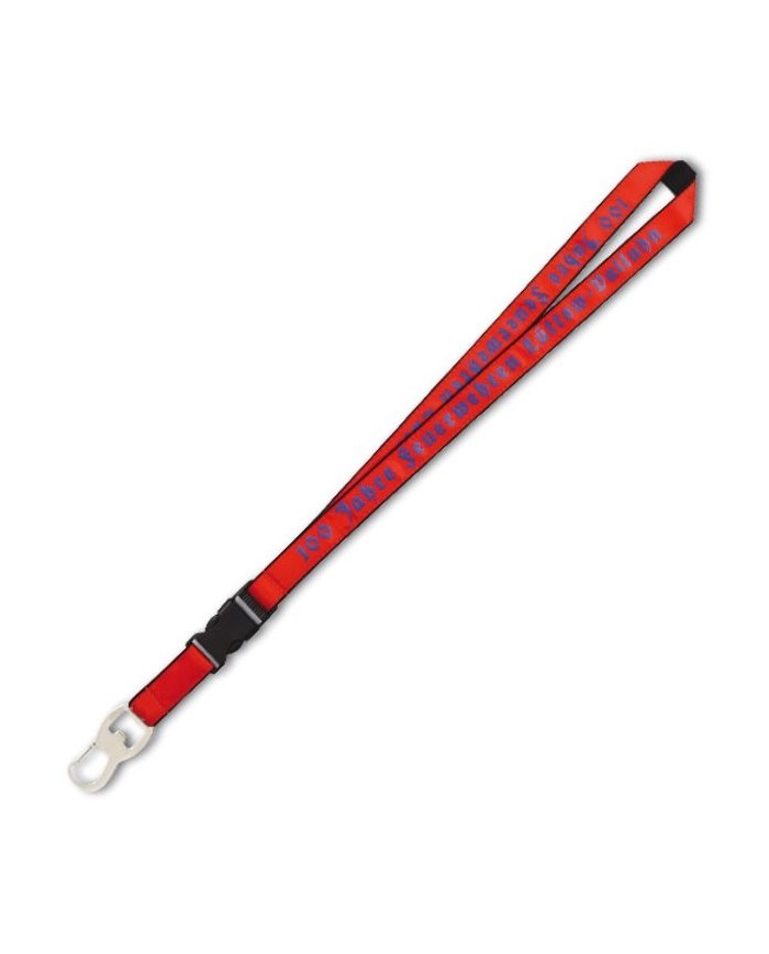 Lanyard con fascia doppio raso – art. 05003