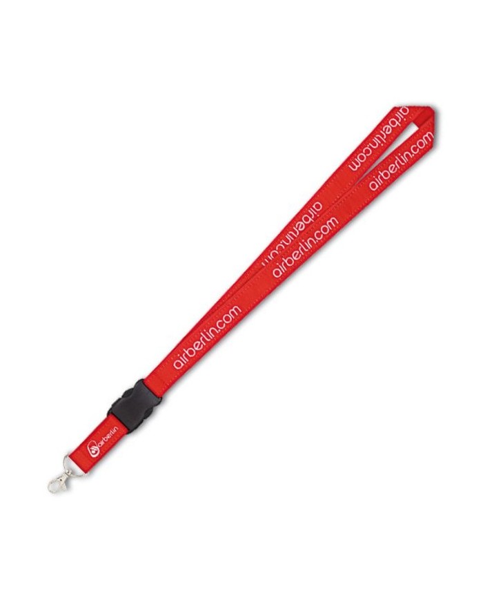 Lanyard con fascia doppio raso – art. 05201