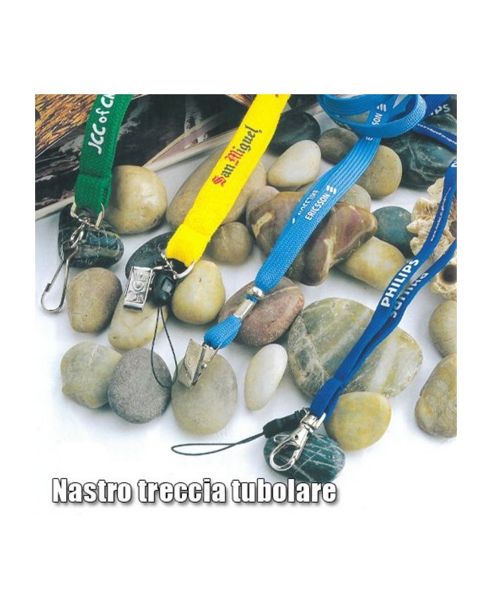 Lanyards treccia tubolare